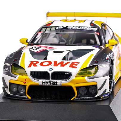 BMW M6 GT3 #99 Sims-Catsburg-Yelloy Winner 24H Nurburgring 2020, macheta auto, scara 1:18, alb cu galben si negru, Minichamps