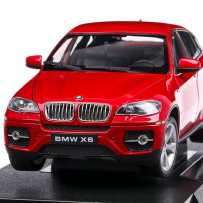 BMW X6 2009,macheta  auto, scara 1:18, rosu, Welly