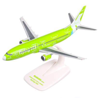 Boeing 737-400 Kulula Flying 102 2017, macheta avion scara 1:180, verde deschis, Herpa
