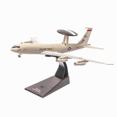 Boeing E-3B Sentry USA 1978, macheta avion scara 1:200, alb, Atlas
