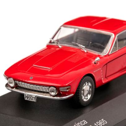 Brasinca Uirapuru 4200 GT 1965, macheta auto scara 1:43, rosu, White Box