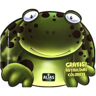 Lipeste si coloreaza - Animalute dragute - Broasca