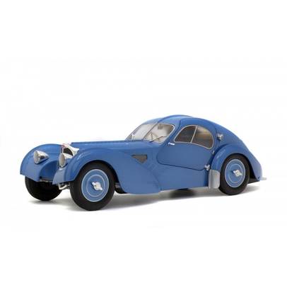Bugatti Type 57 Atlantic 1937, macheta auto, scara 1:18, bleu, Solido