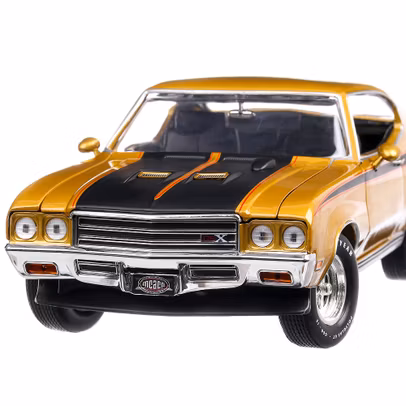Buick GSX Hardtop 1971, macheta auto  scara 1:18, auriu, Auto World