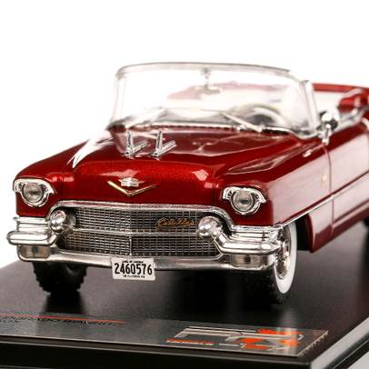 Cadillac Eldorado Biarritz 1956, macheta auto, scara 1:43, visiniu metalizat, Premium X