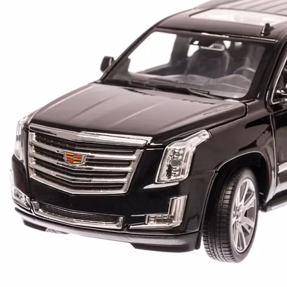 Detaliu masca fata - Macheta Cadillac Escalade 2017 Negru 1:24 Welly