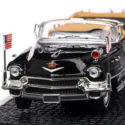 Cadillac Queen Elisabeth II 1956, macheta auto, scara 1:43, negru, Norev-2