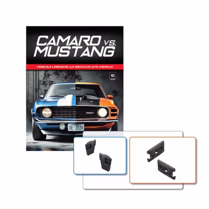 Camaro vs Mustang Nr.9 kit construibil macheta auto 1:18 scaune Camaro si directie Mustang