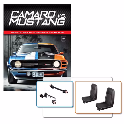 Camaro vs Mustang Nr.15 kit construibil 1:18 punti Camaro si scaune fata Mustang