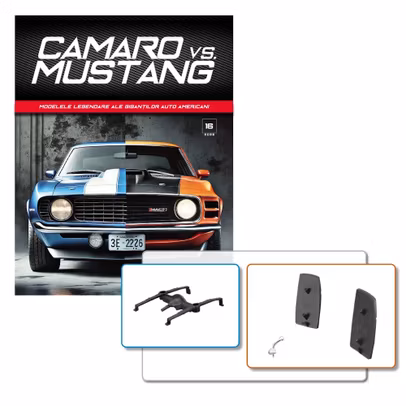 Camaro vs Mustang Nr.16 kit construibil 1:18 diferential Camaro si schimbator viteze Mustang