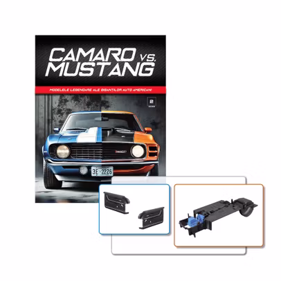 Camaro vs Mustang Nr.2 kit construibil 1:18 colectie auto - revista si piese