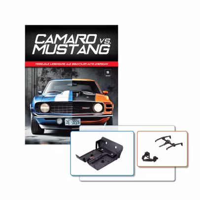Camaro vs Mustang Nr.5 kit construibil 1:18 colectie auto - revista si piese