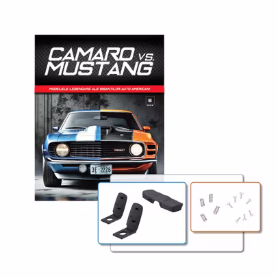 Camaro vs Mustang Nr.6 kit construibil 1:18 colectie auto - revista si piese