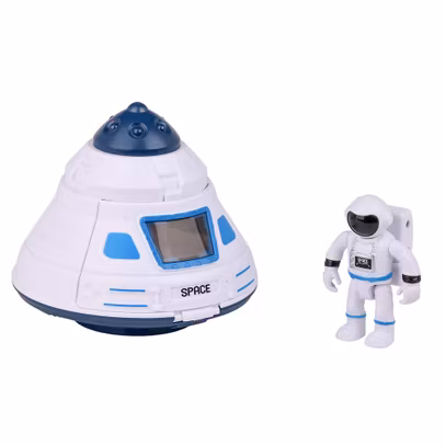 Capsula Spatiala de Salvare cu Figurina Astronaut si Lumina, baterii incluse, 18 cm