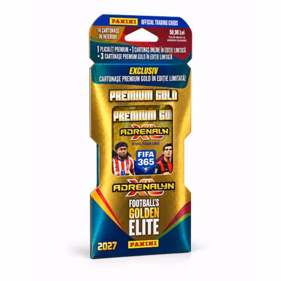 Carduri FIFA 365 Adrenalyn XL 2027 Ecoblister Premium Gold 14 Carduri Panini