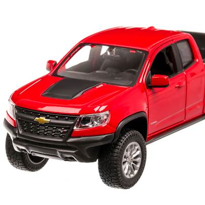 Chevrolet Colorado ZR2 2017, macheta auto scara 1:27, rosu, Maisto