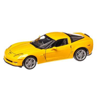Chevrolet Corvette 2007, macheta auto, scara 1:24, galben, Welly