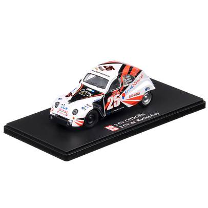 Citroen 2CV Racing Cup 1976, macheta auto, scara 1:43, alb, Magazine Models