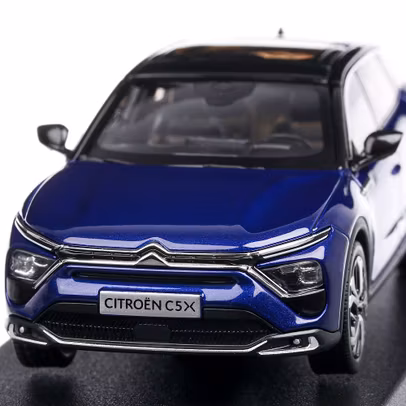 Citroen C5X 2021, macheta auto, scara 1:43, albastru, Norev
