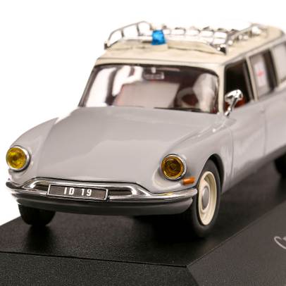 Citroen ID 19 Break Ambulance 1962, macheta auto scara 1:43, gri, Atlas