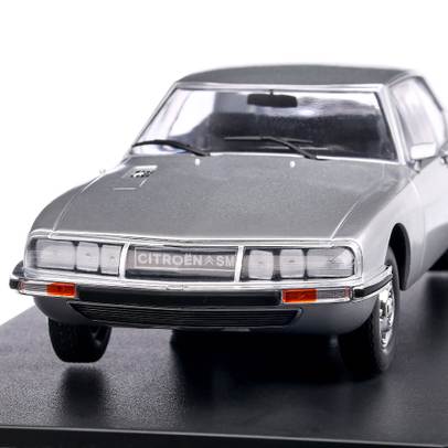 Citroen SM 2000, macheta auto scara 1:24, argintiu metalizat, White Box
