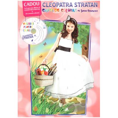 Carte de colorat cu jocuri educative Cleopatra Stratan