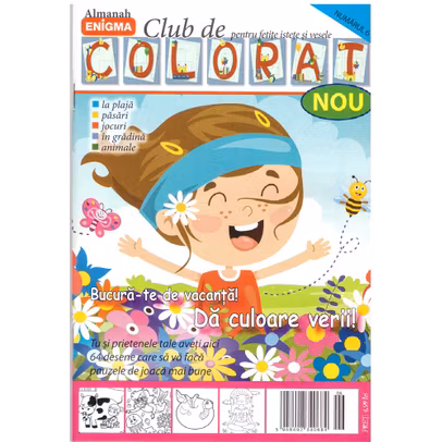Club de colorat pentru fetite istete si vesele Nr. 6