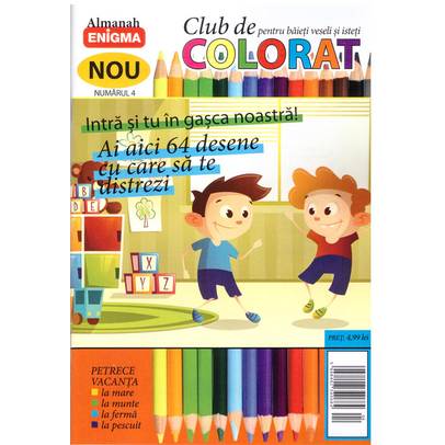 Club de colorat pentru baieti veseli si isteti Nr. 4