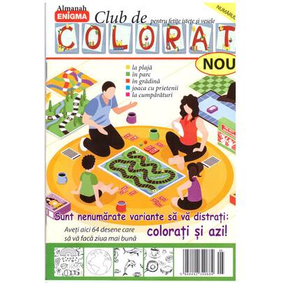 Club de colorat pentru fetite istete si vesele Nr. 5