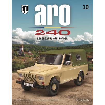 Macheta ARO 240 kit construibil 1:8 Hachette ed.2025 nr. 10 - revista