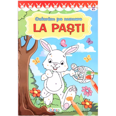 Coloram pe numere la Pasti