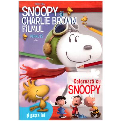 Coloreaza cu Snoopy