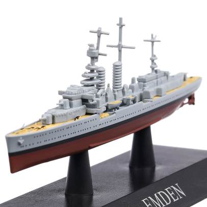 Crucisator usor SMS Emden 1925, gri, macheta nava de lupta  la scara 1:1250