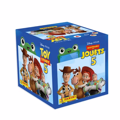 Cutie cu 36 de plicuri cu stickere Toy Story 5 Panini