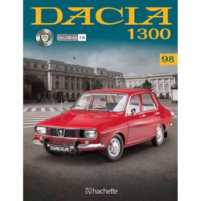 Dacia 1300 Nr.98 macheta 1:8 Hachette capac portbagaj si sigla