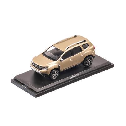 Dacia Duster 2018, macheta auto scara 1:43, bej, window box, Norev