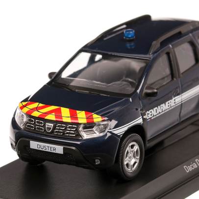 Dacia Duster  Mk.II Gendarmerie 2018, macheta SUV scara 1:43, albastru, Norev