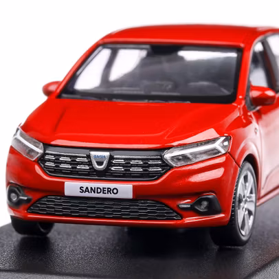 Dacia Sandero 2021, macheta auto, scara 1:43, rosu, Norev
