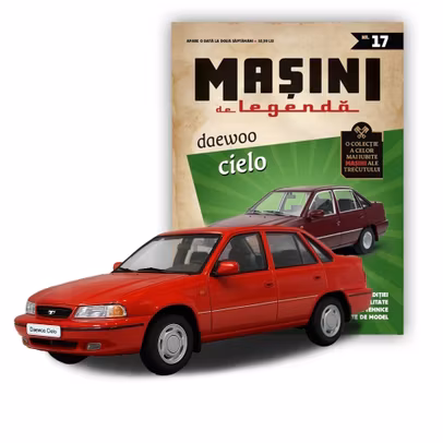 Macheta auto Daewoo Cielo Rosu – Mașini de Legendă Nr.17 – scara 1:43 DeAgostini