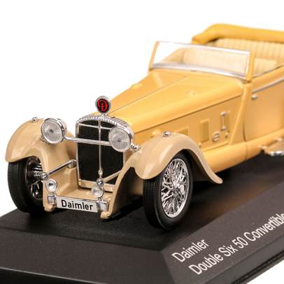 Daimler Double six 50 Convertible RHD 1931, macheta auto scara 1:43, bej, White Box