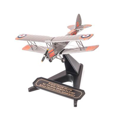 De Havilland DH.82 Tiger Moth XL714 HMS HERON FLIGHT 1941, macheta avion scara 1:72, gri, Oxford