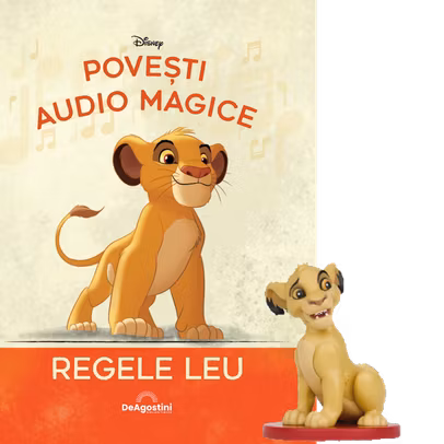 Disney povesti audio Nr.1 Regele Leu Colectie DeAgostini - revista cu figurina