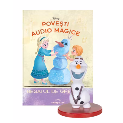 Povesti Audio Disney Nr 6 Regatul de gheata figurina audio DeAgostini copii
