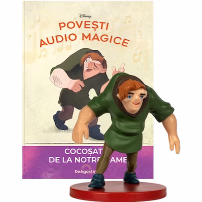 Povesti Audio Disney Nr 7 Cocosatul de la Notre Dame figurina audio copii