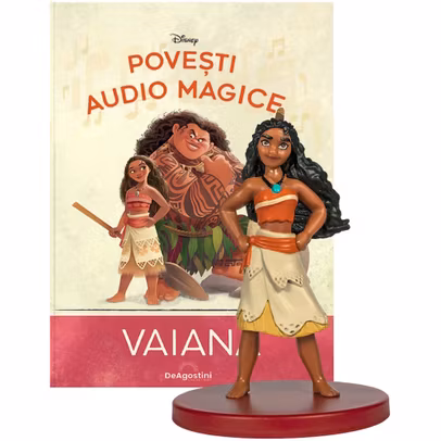 Povesti Audio Disney Nr 8 Vaiana figurina audio copii DeAgostini