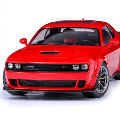 Macheta auto Dodge Challenger R-T Scat Pack Widebody 2020, scara 1:18, rosu, Solido