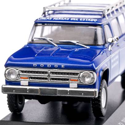 Dodge D-200 1972, macheta auto, albastru, scara 1:43, Magazine Models