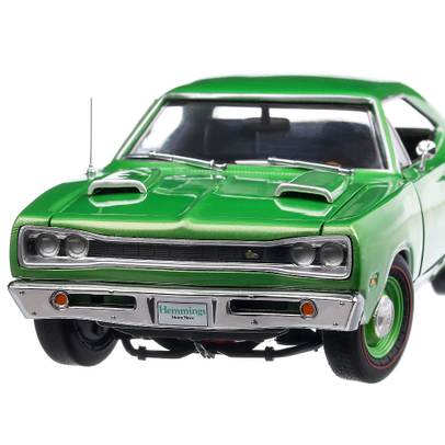 Dodge Super Bee Hardtop 1969, macheta auto  scara 1:18, verde, Auto World