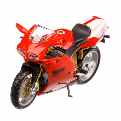 Ducati 998R 2002, macheta motocicleta, scara 1:18, rosu, Bburago-2