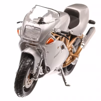 Ducati Supersport 900FE 2018, macheta motocicleta, scara 1:18, argintiu, Bburago